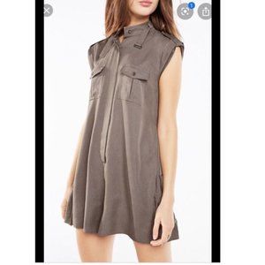 BCBG Melanie Cargo Romper - Size XS